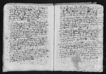 15 vues Registre paroissial. Baptêmes, mariages, sépultures (février-décembre 1738)