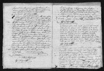 12 vues Registre paroissial. Baptêmes, mariages (1750-janvier 1751)