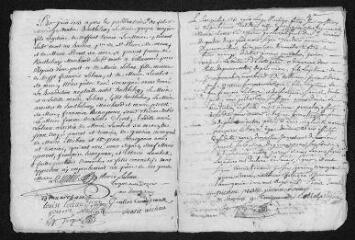 9 vues  - Registre paroissial. Baptêmes, mariages (1751) - Baptême (février 1752) (ouvre la visionneuse)