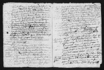 9 vues Registre paroissial. Baptêmes, mariages (1759) - Baptême (janvier 1760)