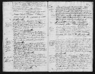 9 vues Registre paroissial. Baptêmes, mariages, sépultures (février-octobre 1768)