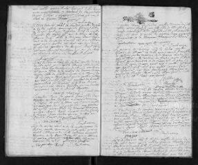 24 vues Registre paroissial. Baptêmes, mariages, sépultures (1695) - Sépulture (janvier 1696)