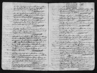 20 vues  - Registre paroissial. Baptêmes, mariages, sépultures (1703-janvier 1704) (ouvre la visionneuse)