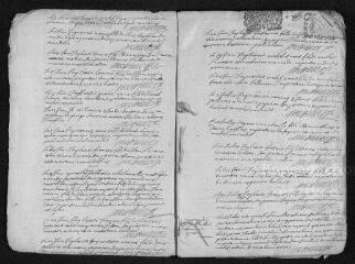13 vues Registre paroissial. Baptêmes, mariages, sépultures (mars-décembre 1705)