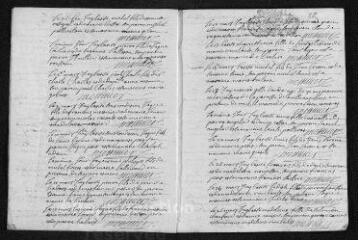 22 vues Registre paroissial. Baptêmes, mariages, sépultures (1708-janvier 1709)