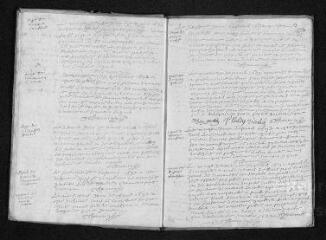 9 vues Registre paroissial. Baptêmes, mariages, sépultures (février 1692-février 1693)