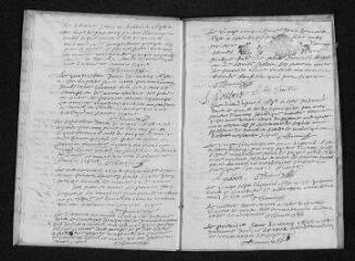 9 vues  - Registre paroissial. Baptêmes, mariages, sépultures (février-décembre 1694) - Sépulture (janvier 1695) (ouvre la visionneuse)