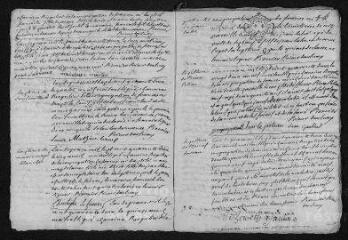 15 vues Registre paroissial. Baptêmes, mariages, sépultures (1742-février 1743)