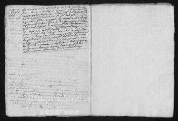 7 vues Registre paroissial. Baptêmes (mars-décembre 1748)