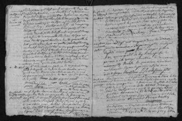 9 vues  - Registre paroissial. Baptêmes, mariages (février 1752-février 1753) (ouvre la visionneuse)