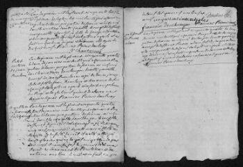 5 vues Registre paroissial. Sépultures (avril 1753-février 1754)