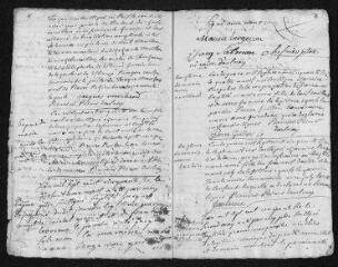 12 vues Registre paroissial. Baptêmes, mariages (1756-janvier 1757)