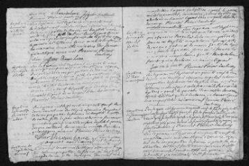 10 vues Registre paroissial. Baptêmes, mariages (1759) - Baptêmes (janvier 1760)