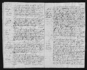 9 vues Registre paroissial. Baptêmes, mariages, sépultures (février 1769-septembre 1770)