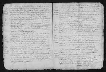 10 vues Registre paroissial. Baptêmes, mariages, sépultures (juin 1739-mars 1740)