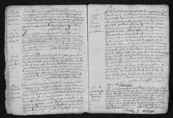 25 vues Registre paroissial. Baptêmes, mariages, sépultures (mars 1740-février 1742)