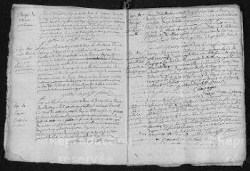 17 vues Registre paroissial. Baptêmes, mariages, sépultures (mars 1742-mars 1743)