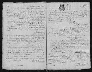 11 vues Registre paroissial. Baptêmes, mariages, sépultures (1792) - Mariages, sépultures (janvier-février 1793)