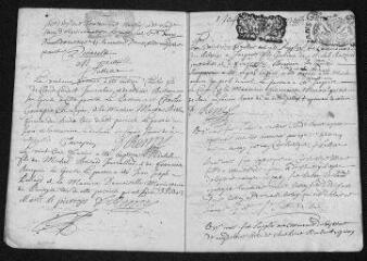 15 vues Registre paroissial. Baptêmes, mariages, sépultures (1704-janvier 1705)