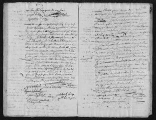15 vues  - Registre paroissial. Baptêmes, mariages, sépultures (1785) - Baptême (janvier 1786) (ouvre la visionneuse)