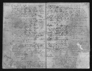 124 vues Registre paroissial. Baptêmes, mariages, sépultures (1673-1676 - 1692 - 1694-1696)