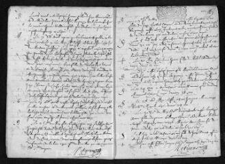 10 vues Registre paroissial. Baptêmes, mariages, sépultures (1700) - Baptêmes, sépultures (janvier 1701)