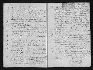 11 vues Registre paroissial. Baptêmes, mariages, sépultures (1701) - Baptêmes, mariages (janvier 1702)