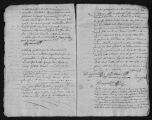 17 vues Registre paroissial. Baptêmes, mariages, sépultures (1737-janvier 1738)