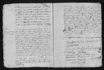 20 vues Registre paroissial. Baptêmes, mariages, sépultures (1740) - Baptêmes, sépultures (janvier 1741)