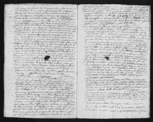 9 vues Registre paroissial. Baptêmes, mariages, sépultures (1770) - Baptêmes (janvier 1771)
