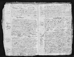 29 vues  - Registre paroissial. Baptêmes, mariages, sépultures (1737-février 1738) (ouvre la visionneuse)