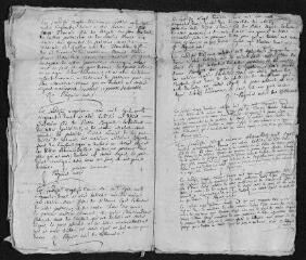 6 vues Registre paroissial. Baptêmes, mariages, sépultures (août 1751-novembre 1752) - Baptêmes, sépultures (janvier-juillet 1753)