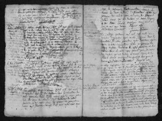5 vues Registre paroissial. Baptêmes, mariages, sépultures (juin 1755-octobre 1757)
