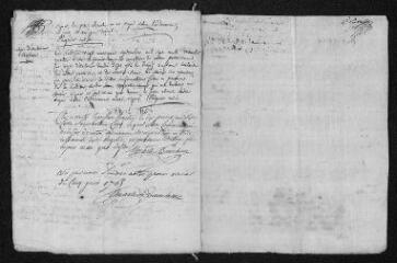 5 vues Registre paroissial. Baptêmes, sépultures (octobre 1763) - Baptêmes, mariages, sépultures (1764)