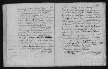 10 vues Registre paroissial. Baptêmes, mariages, sépultures (1790) - Baptêmes, sépultures (janvier-mars 1791)