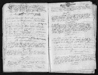 15 vues Registre paroissial. Baptêmes, mariages, sépultures (1692) - Baptêmes, sépultures (février 1693)
