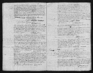 11 vues Registre paroissial. Baptêmes, mariages, sépultures (1770) - Mariage (janvier 1771)