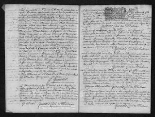 11 vues Registre paroissial. Baptêmes, mariages, sépultures (1703-janvier 1704)