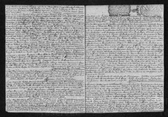9 vues  - Registre paroissial. Baptêmes, mariages, sépultures (1704-mars 1705) (ouvre la visionneuse)