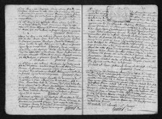 10 vues Registre paroissial. Baptêmes, mariages, sépultures (1706) - Sépultures (février 1707)