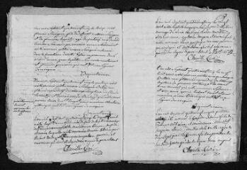 17 vues  - Registre paroissial. Baptêmes, mariages, sépultures (avril-décembre 1785) - Sépultures (janvier 1786) (ouvre la visionneuse)