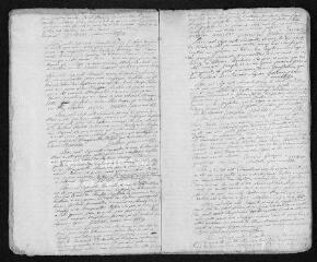 9 vues Registre paroissial.Baptêmes, mariages, sépultures (1765) - Baptêmes, mariages (janvier 1766)