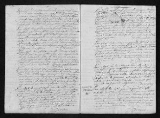 16 vues  - Registre paroissial.Baptêmes, mariages, sépultures (1696) - Sépulture (janvier 1697) (ouvre la visionneuse)