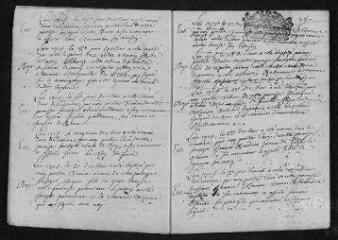 17 vues  - Registre paroissial.Baptêmes, mariages, sépultures (1714-janvier 1715) (ouvre la visionneuse)