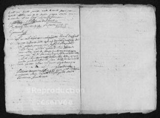 6 vues  - Registre paroissial. Sépultures (avril 1757-février 1758) (ouvre la visionneuse)