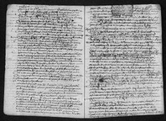 13 vues Registre paroissial.Baptêmes, sépultures (septembre-décembre 1702) - Baptêmes, mariages, sépultures (1703)