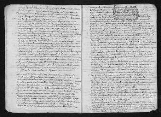 10 vues Registre paroissial.Baptêmes, mariages, sépultures (1706) - Sépulture (janvier 1707)