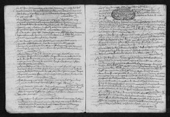 10 vues Registre paroissial.Baptêmes, mariages, sépultures (août 1709-décembre 1710)