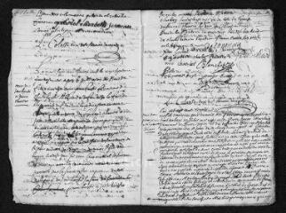21 vues Registre paroissial.Baptêmes, mariages, sépultures (1739) - Sépulture (janvier 1740)
