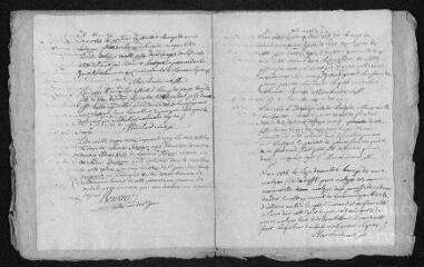 7 vues Registre paroissial. Sépultures (1755 - mars 1756)